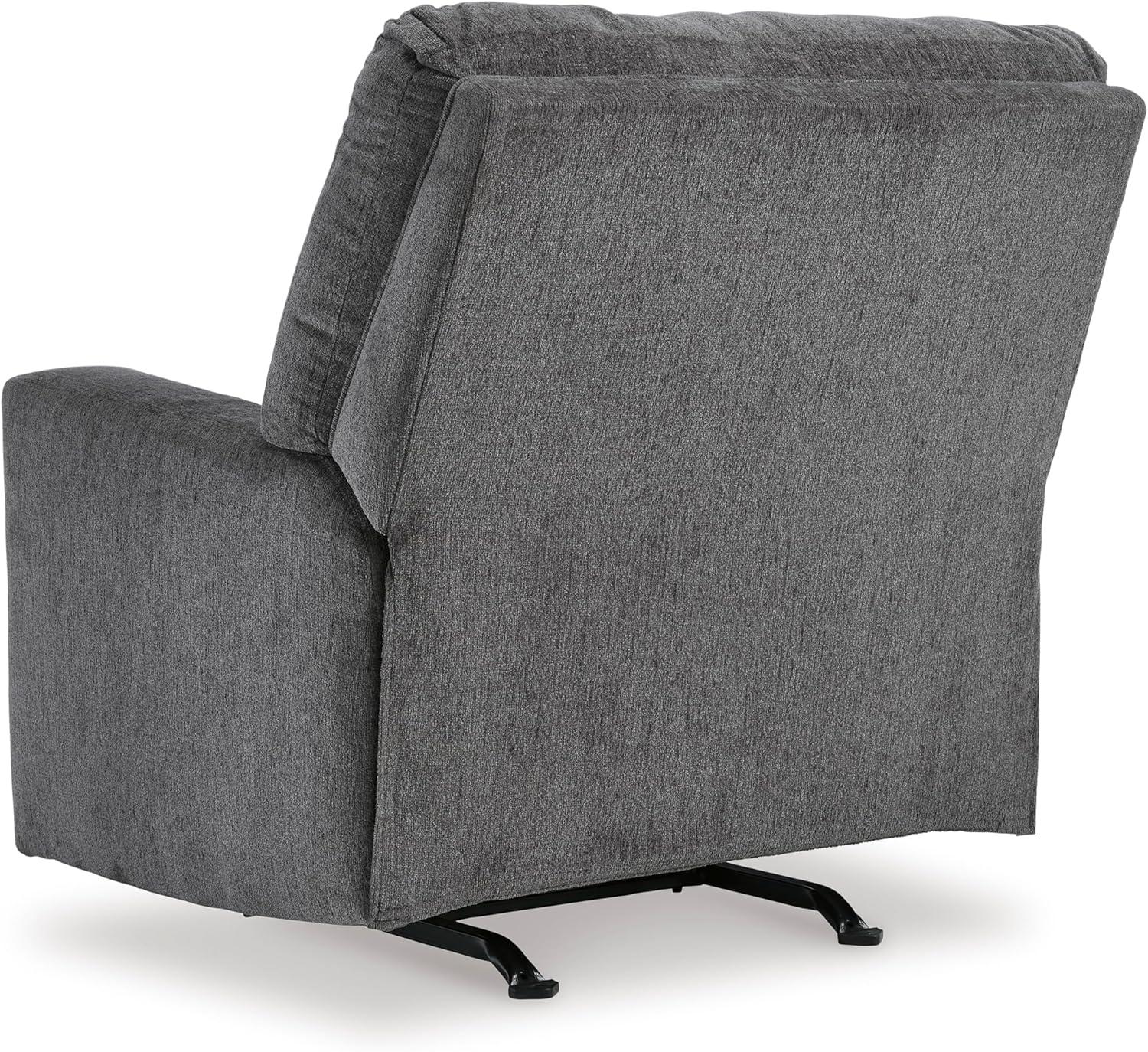 imageSignature Design by Ashley Rannis Casual Manual Rocker Recliner WhiteGrey