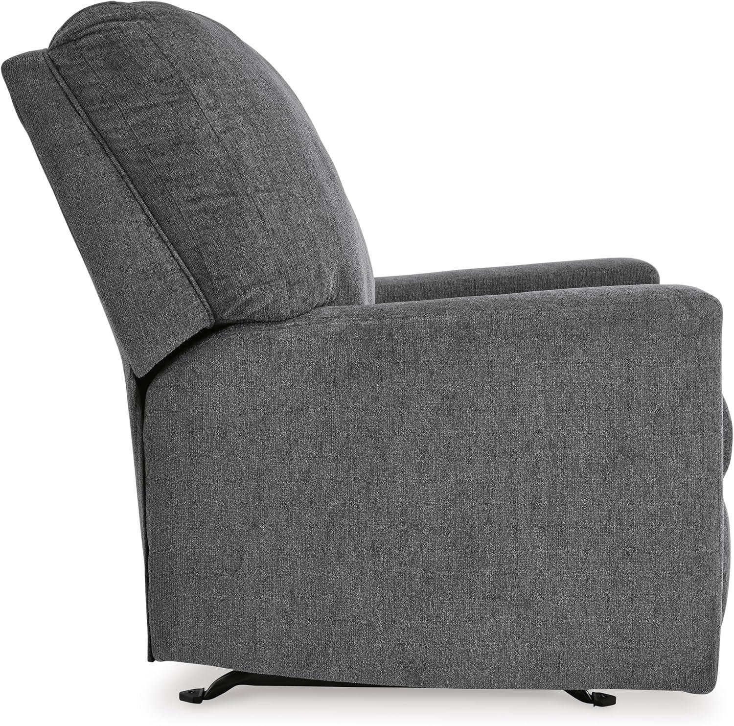 imageSignature Design by Ashley Rannis Casual Manual Rocker Recliner WhiteGrey