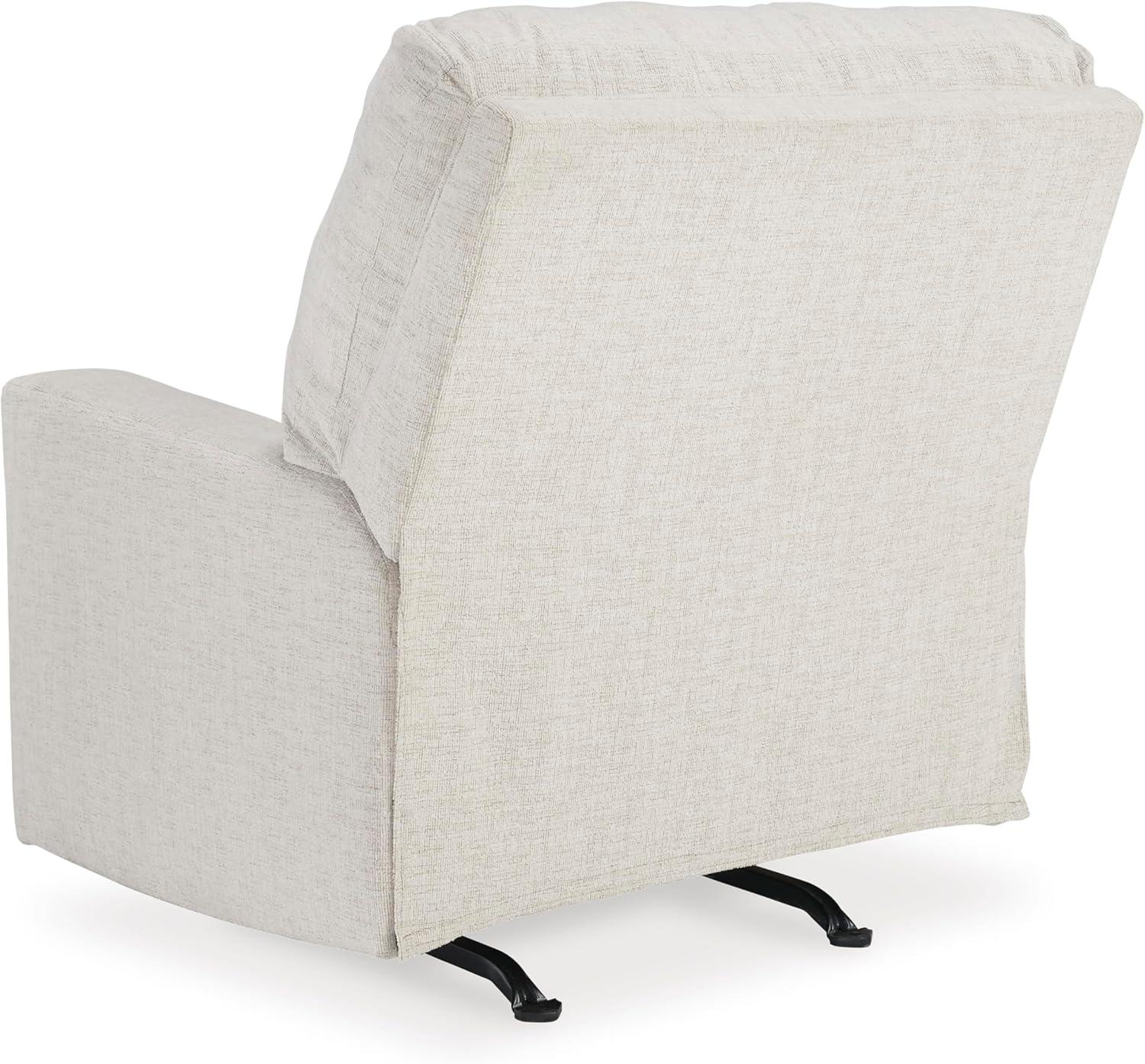 imageSignature Design by Ashley Rannis Casual Manual Rocker Recliner WhiteWhite