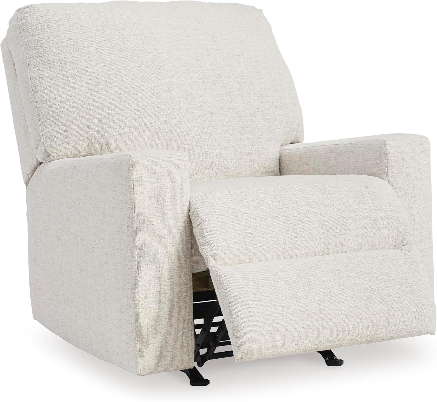 imageSignature Design by Ashley Rannis Casual Manual Rocker Recliner WhiteWhite