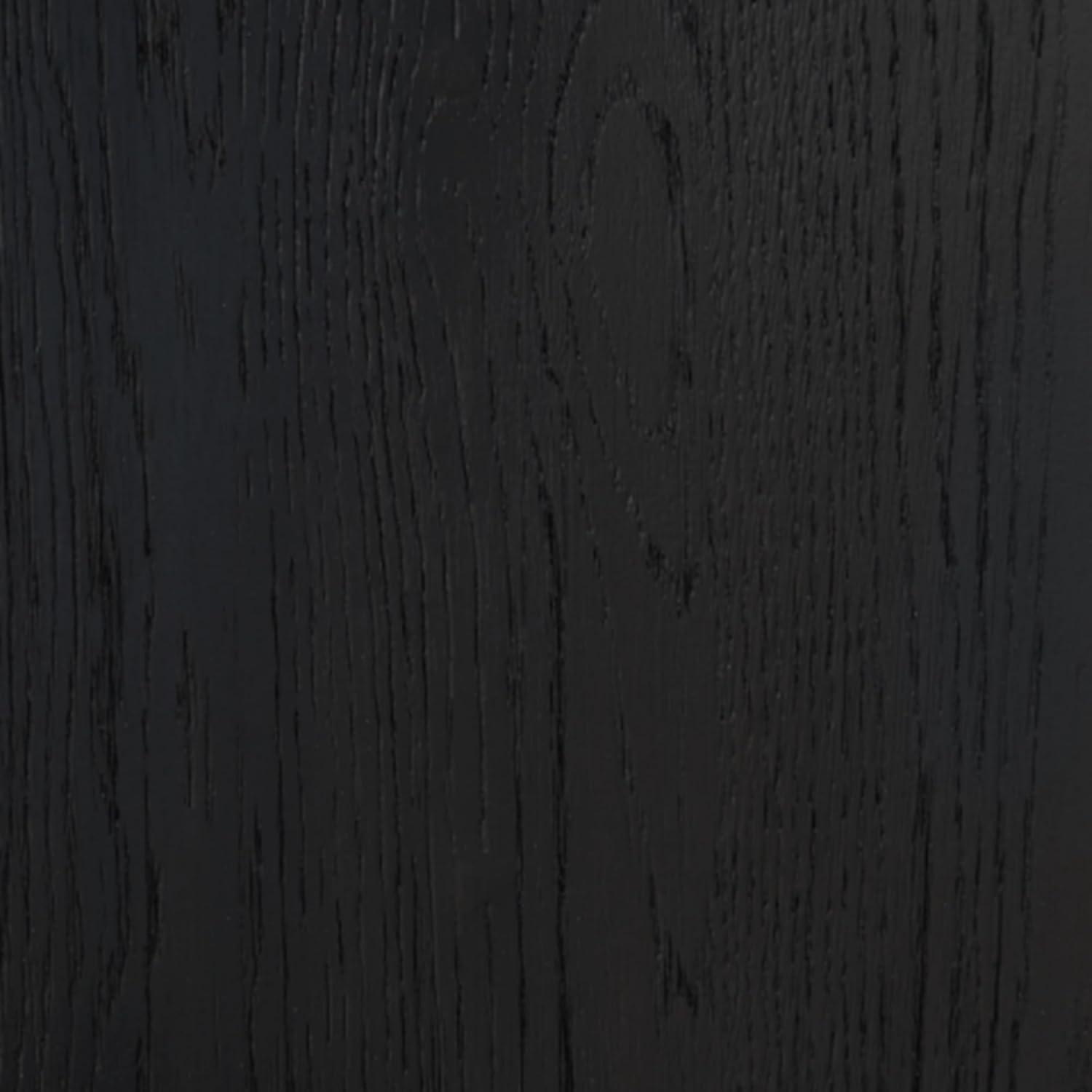 imageSignature Design by Ashley Rowanbeck Contemporary Armless Herringbone Upholstered Dining Chair Set of 2 Black ampamp Light Gray