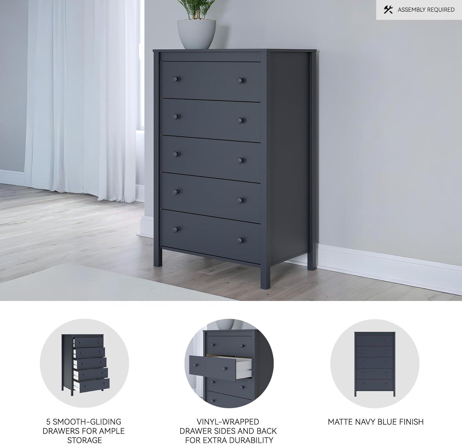 imageSignature Design by Ashley Simmenfort 61quot 6 Drawer Dresser Blue5 Drawer Chest