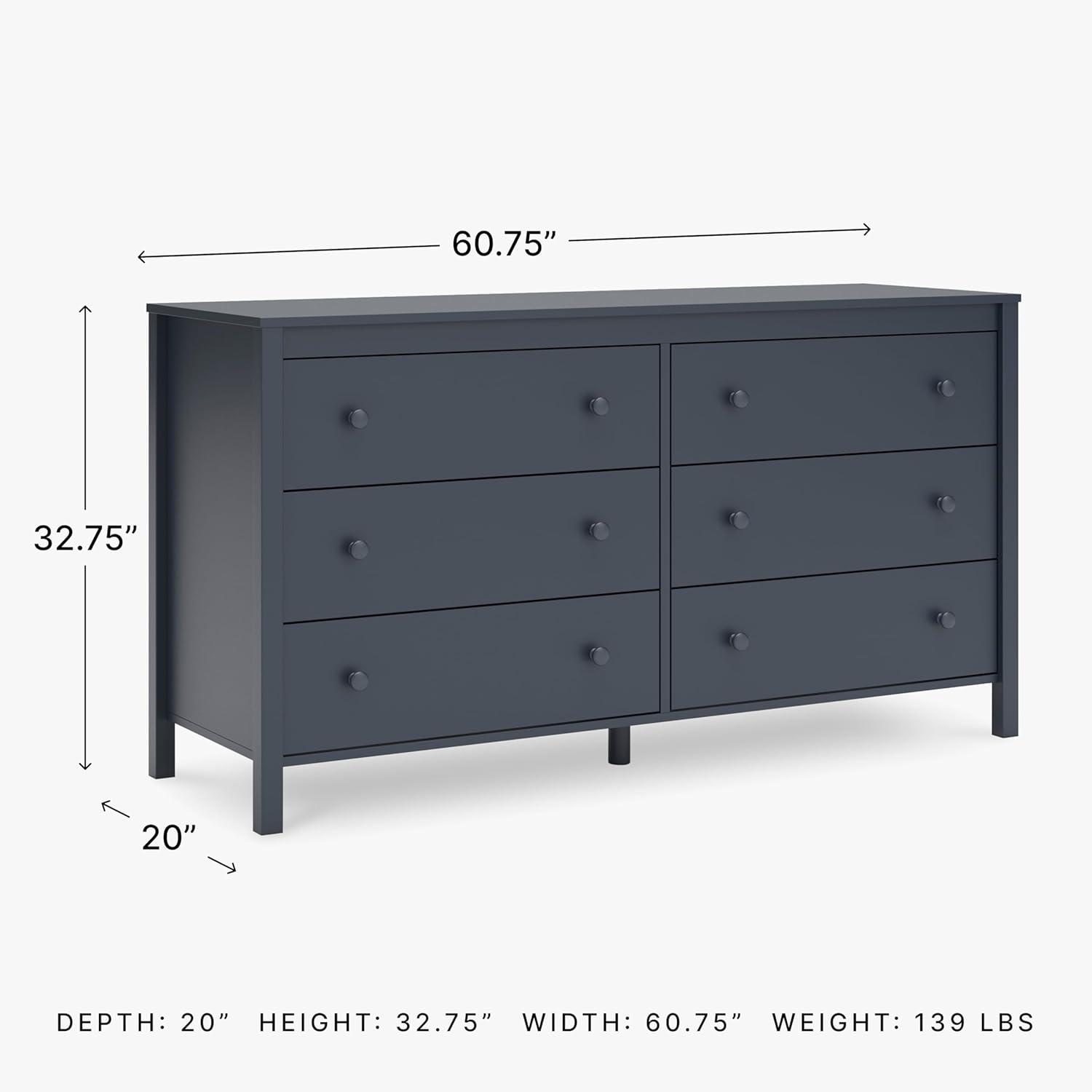 imageSignature Design by Ashley Simmenfort 61quot 6 Drawer Dresser Blue6 Drawer Dresser