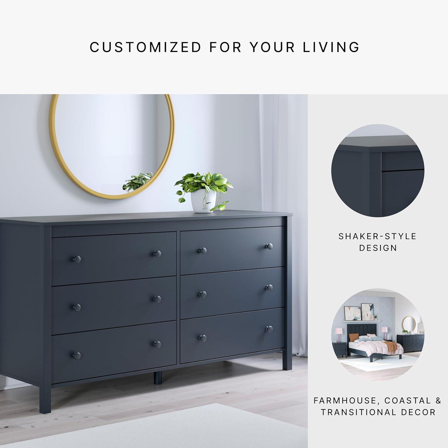 imageSignature Design by Ashley Simmenfort 61quot 6 Drawer Dresser Blue6 Drawer Dresser