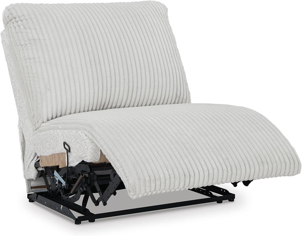 imageSignature Design by Ashley Top Tier Modern Indoor Upholstered Manual Rocker Recliner WhiteDark Brown