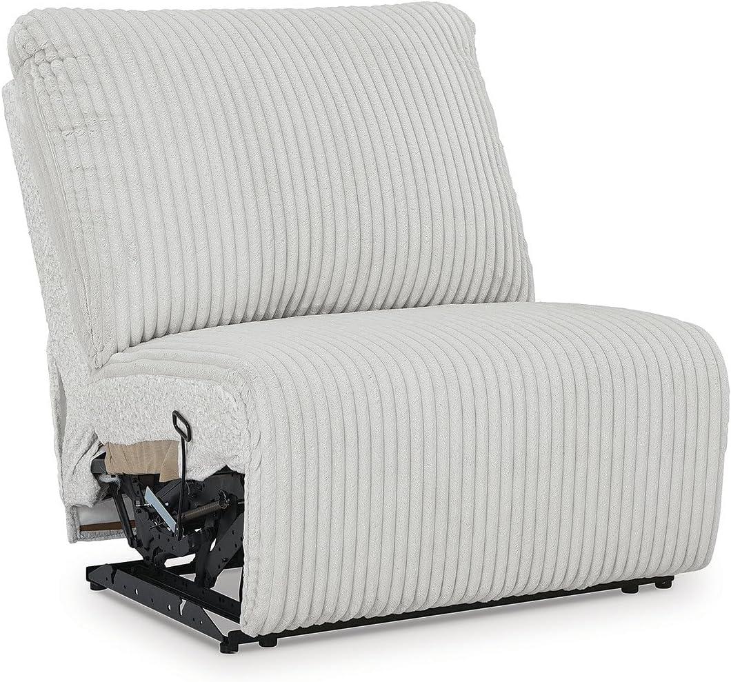 imageSignature Design by Ashley Top Tier Modern Indoor Upholstered Manual Rocker Recliner WhiteDark Brown