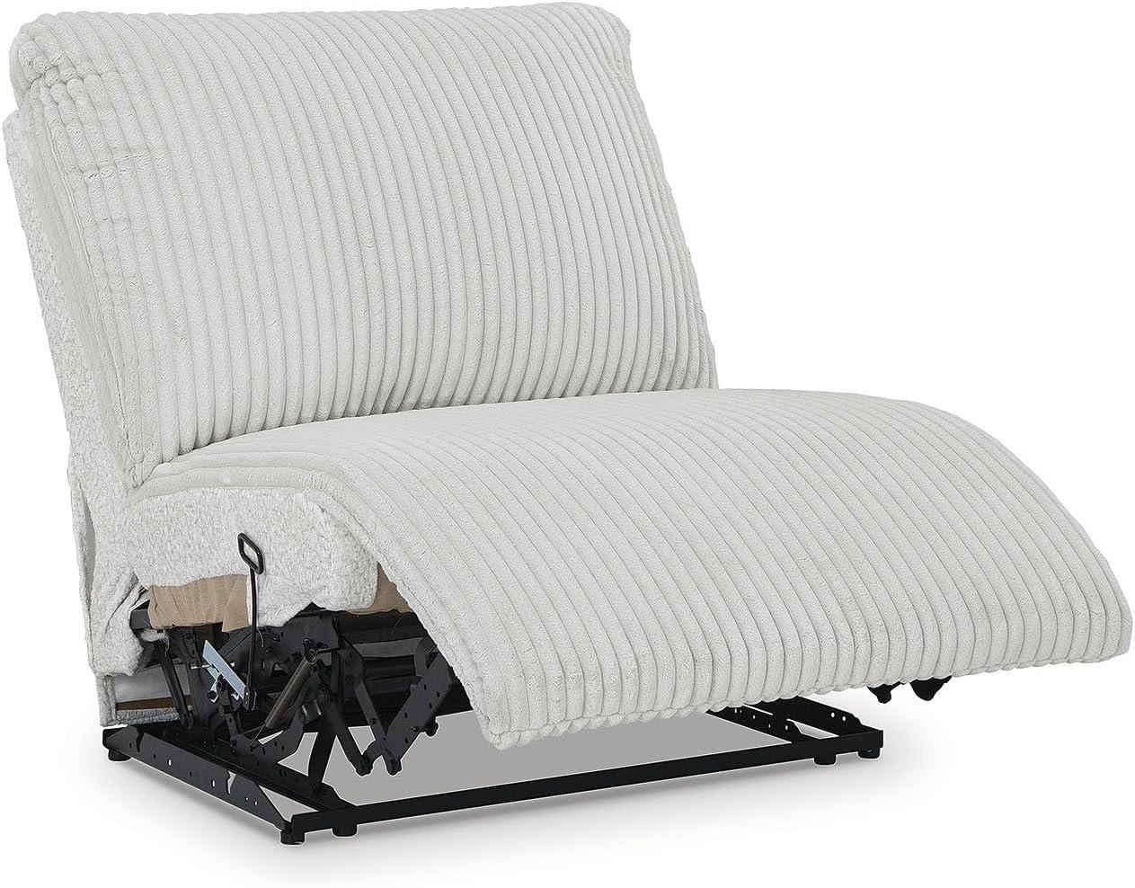 imageSignature Design by Ashley Top Tier Modern Indoor Upholstered Manual Rocker Recliner WhiteDark Brown