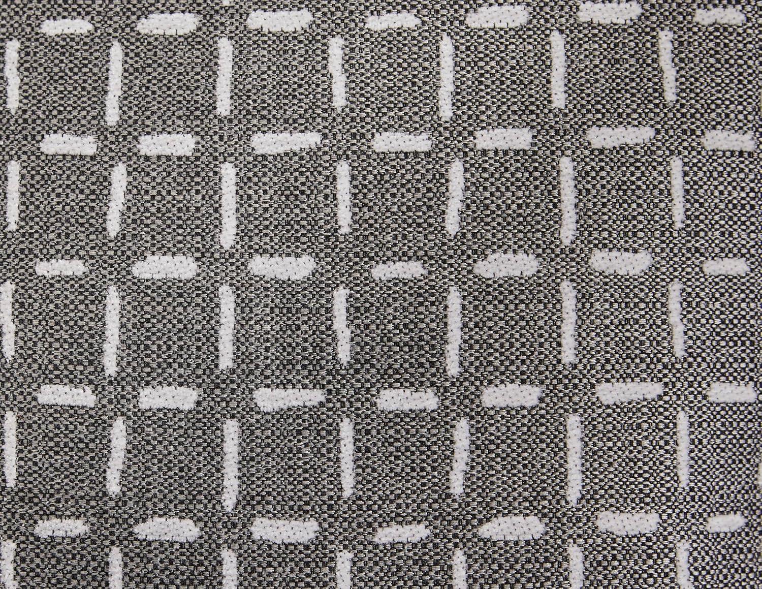 imageSignature Design by Ashley Top Tier Modern Indoor Upholstered Manual Rocker Recliner WhiteLight Gray