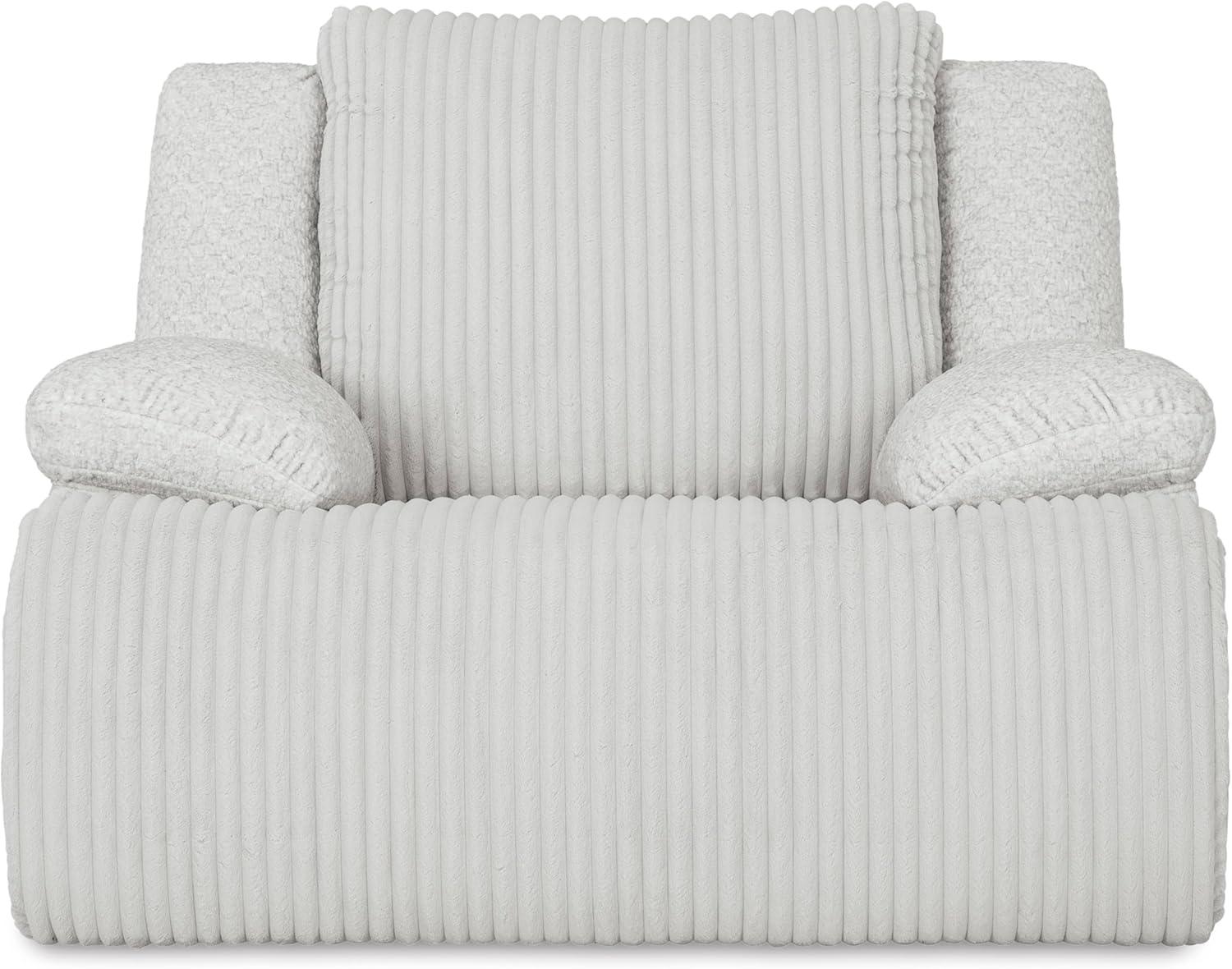 imageSignature Design by Ashley Top Tier Modern Indoor Upholstered Manual Rocker Recliner WhiteWhite