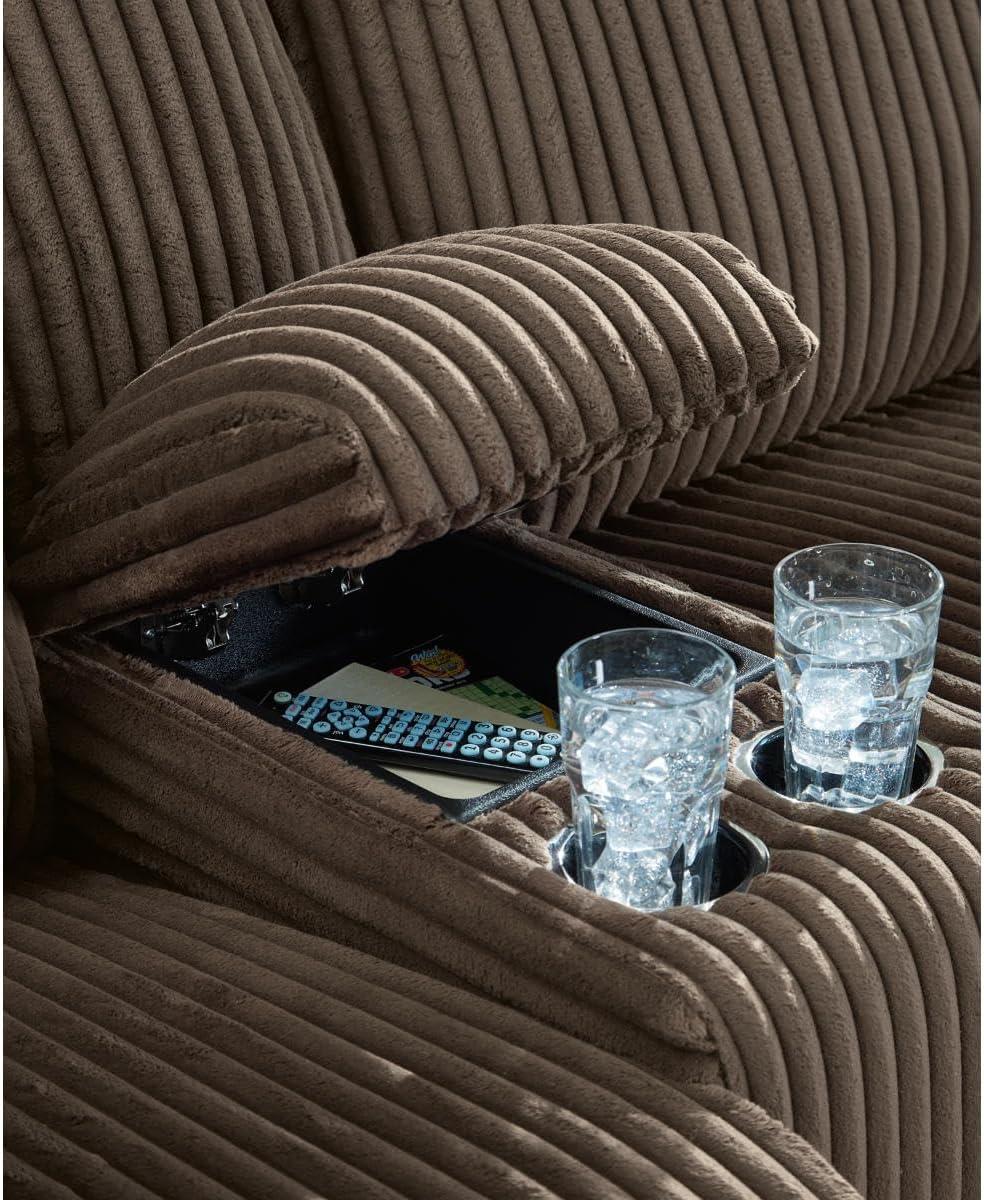 imageSignature Design by Ashley Top Tier Modern Indoor Upholstered Manual Rocker Recliner WhiteWhite