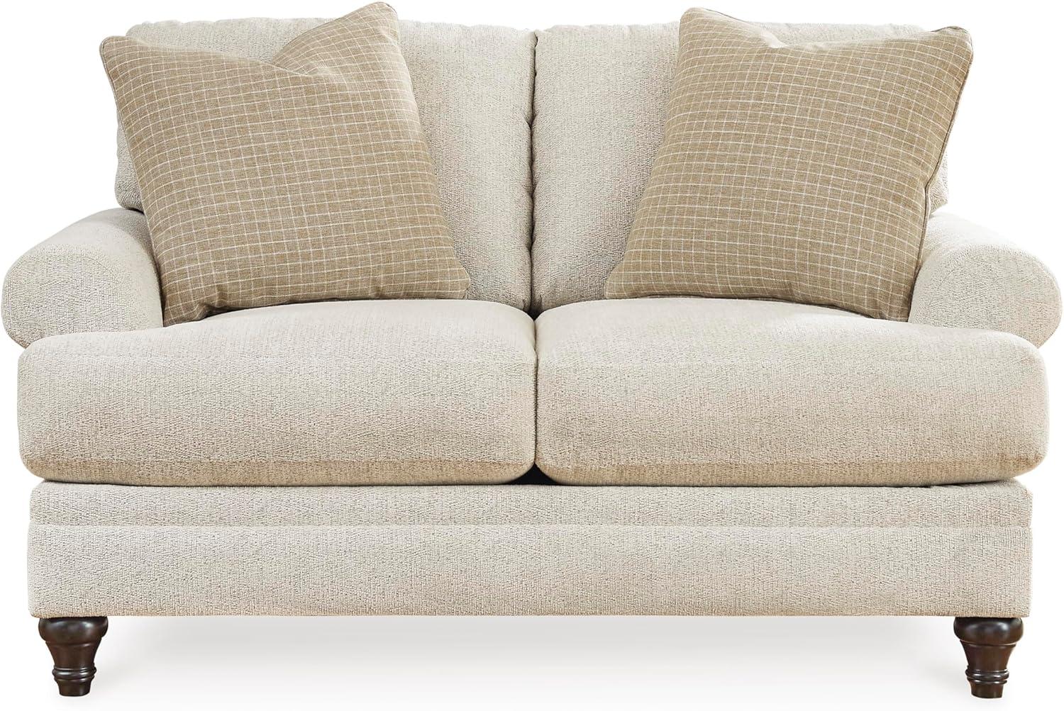 imageSignature Design by Ashley Valerani Classic Loveseat for Living Room Beige