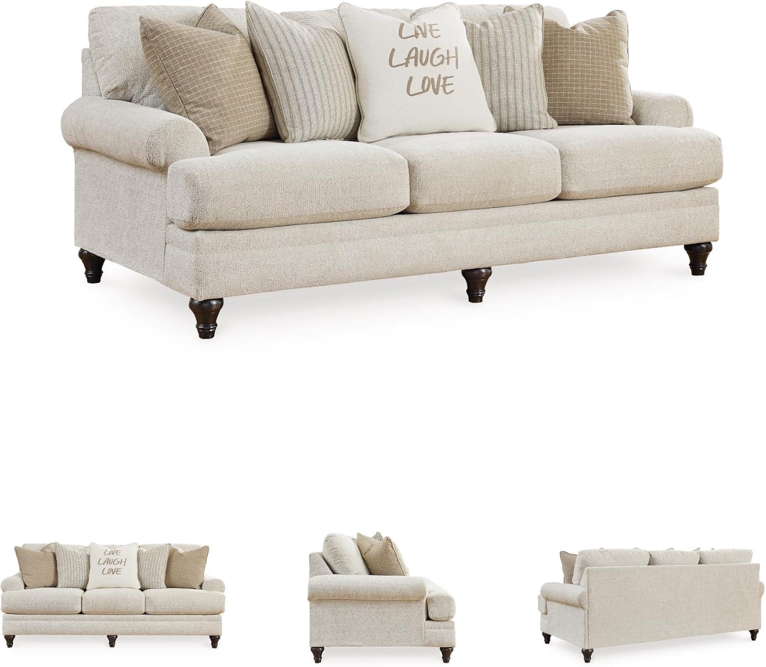 imageSignature Design by Ashley Valerani Classic Sofa for Living Room Beige
