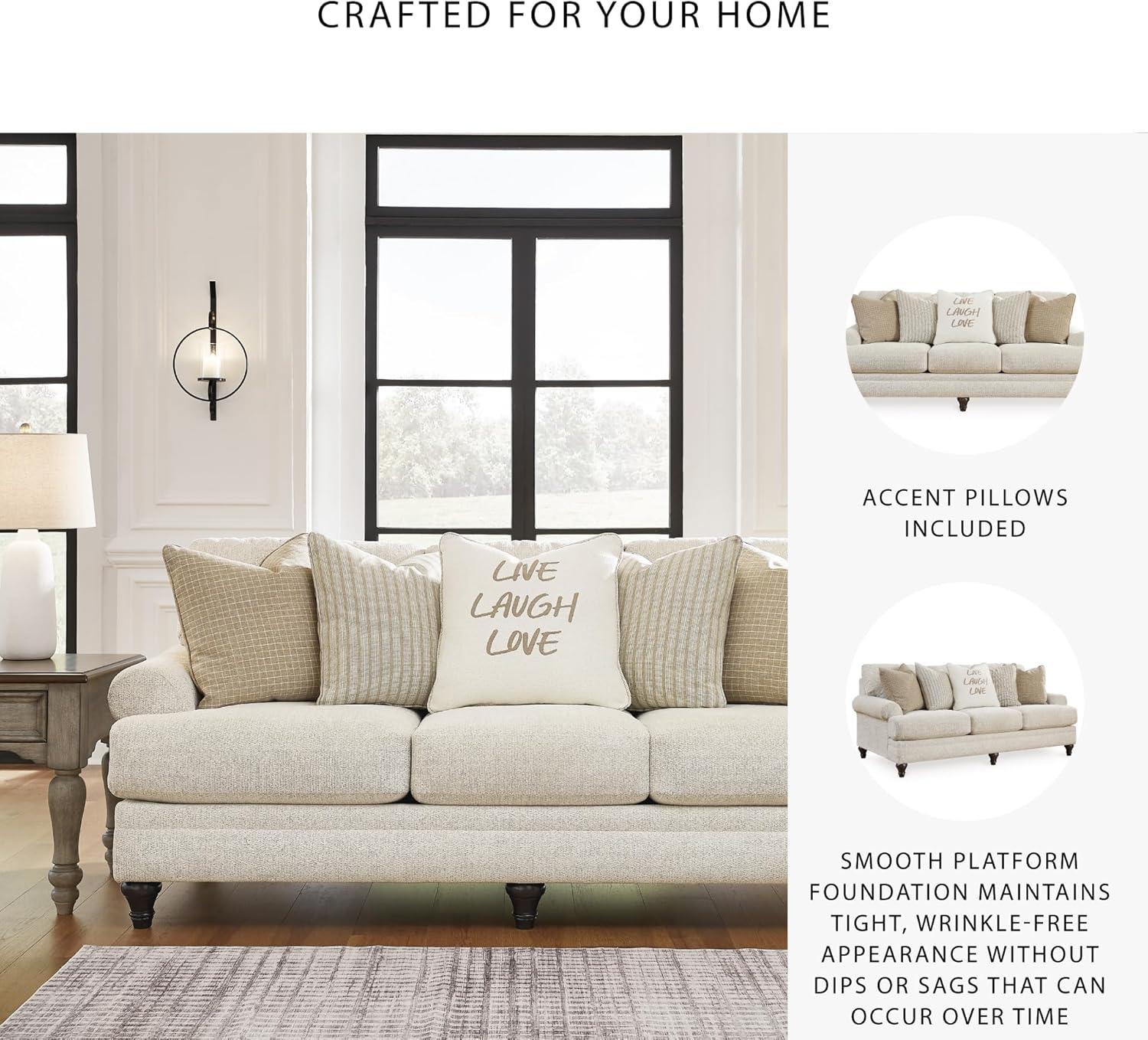 imageSignature Design by Ashley Valerani Classic Sofa for Living Room Beige