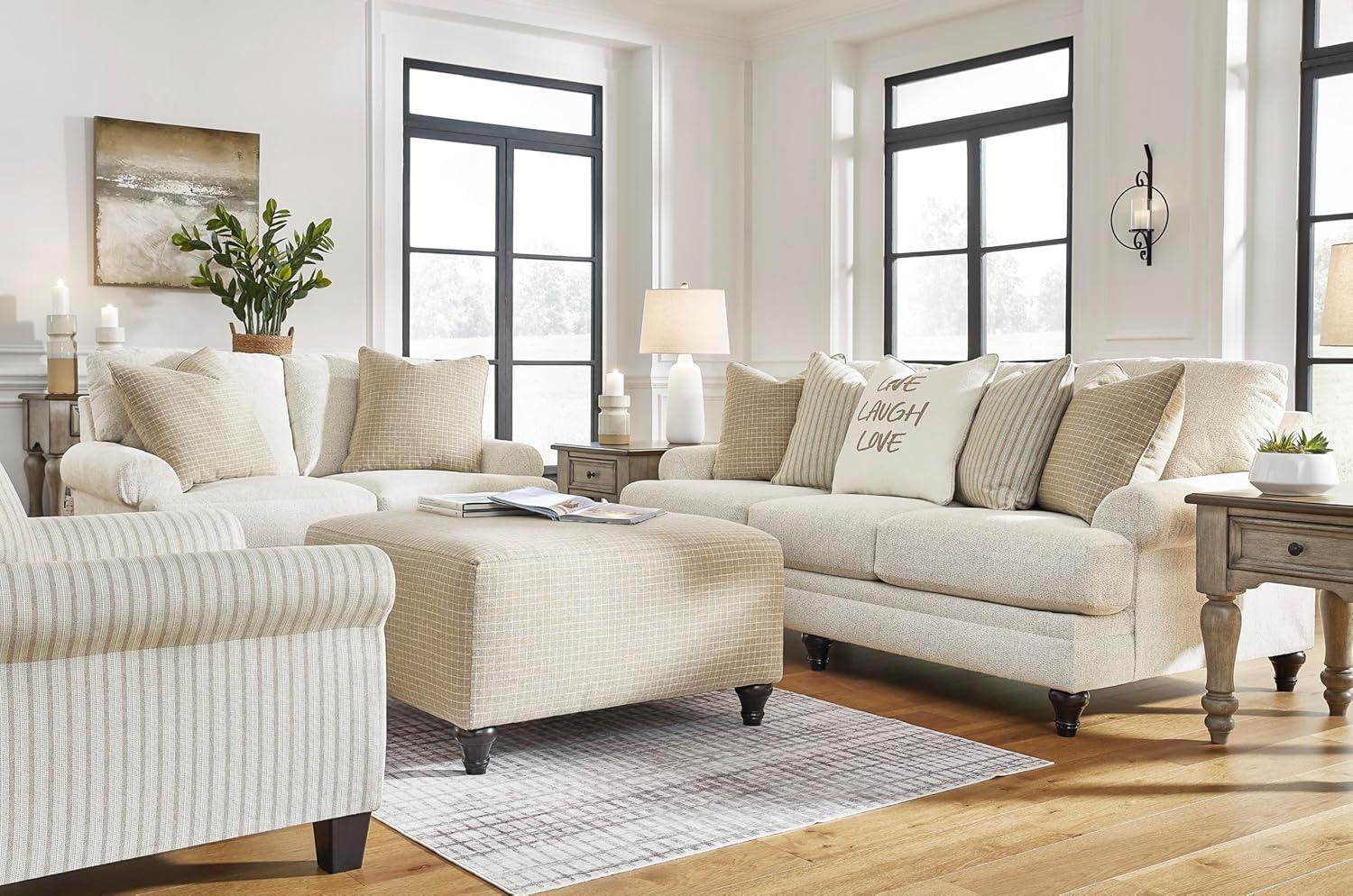 imageSignature Design by Ashley Valerani Classic Sofa for Living Room Beige
