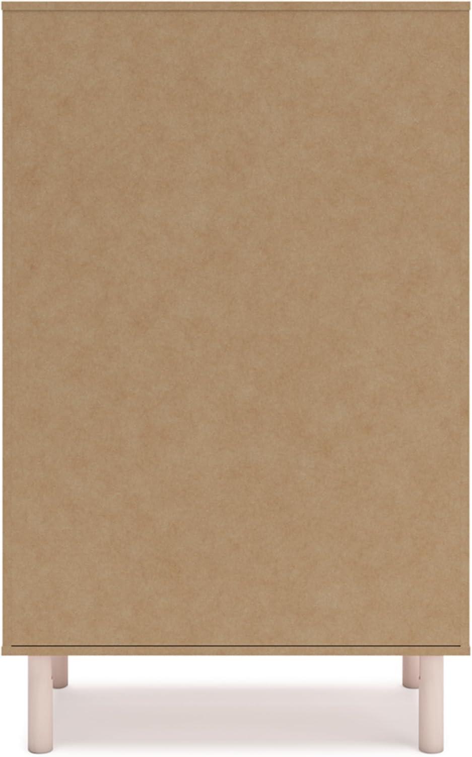 imageSignature Design by Ashley Wistenpine Modern 6Drawer Dresser with Safety Stop Pink5 Drawer Chest