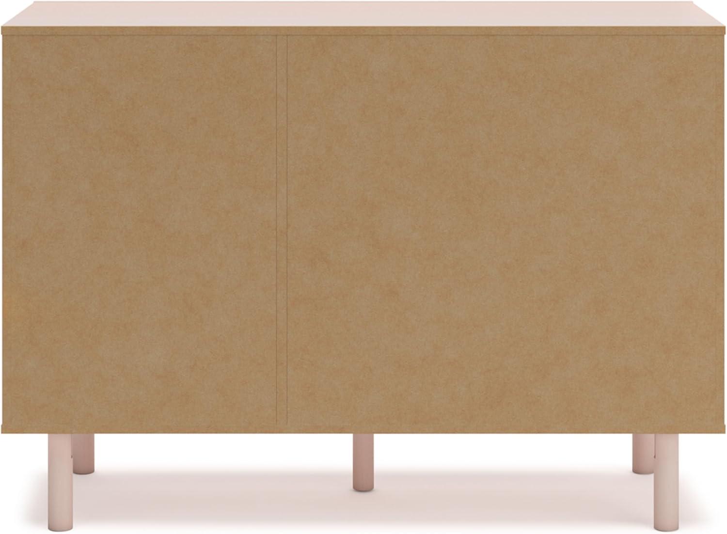 imageSignature Design by Ashley Wistenpine Modern 6Drawer Dresser with Safety Stop Pink6 Drawer Dresser
