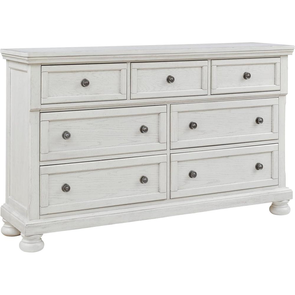 imageSignature Design by Ashley Robbinsdale Traditional 7 Drawer Dresser Antique White