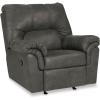 imageSignature Design by Ashley Bladen Faux Leather Manual Rocker Recliner GrayGrey