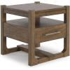 imageSignature Design by Ashley Cabalynn Casual End Table with 1 Drawer Light Brown