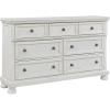 imageSignature Design by Ashley Robbinsdale Traditional 7 Drawer Dresser Antique White