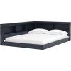 imageSignature Design by Ashley Simmenfort Transitional Full Bookcase Storage Floor Bed with USB Ports Power Cord Included UL Listed Wood Foundation or Box Spring Not Needed Blue Navy BlueFull Bookcase Storage Bed