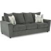 imageSignature Design by Ashley Stairatt Casual Sofa with Flared Arms GrayDark Gray