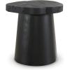 imageSignature Design by Ashley Wimbell Contemporary Tapered Base End Table Black