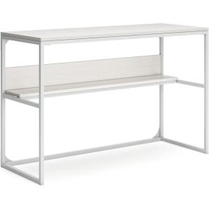 Signature Design by Ashley Deznee Industrial Home Office Desk, White