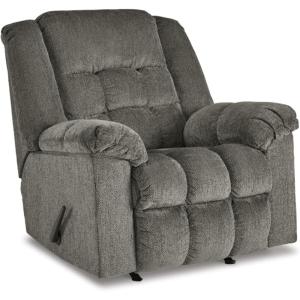 Signature Design by Ashley Kegler Contemporary Tufted Manual Rocker Recliner, Light Brown(Grey)