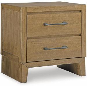 Signature Design by Ashley Sherbana Casual 2-Drawer Nightstand, Light Brown