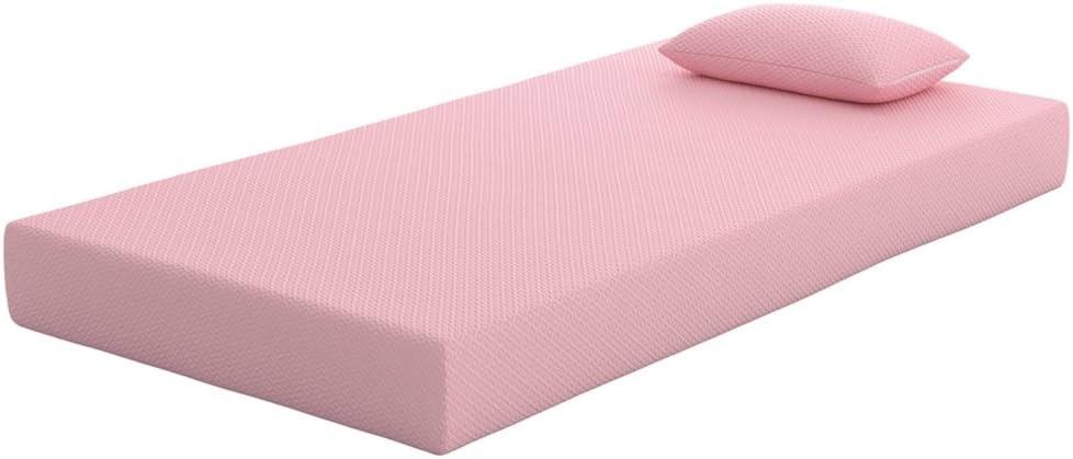 imageAshley Furniture Signature Design iKidz Childrens Mattress and Pillow Set Kids Bed in a Box Twin BluePink