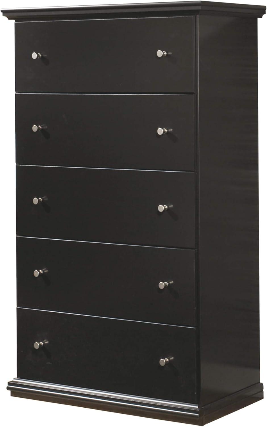 imageSignature Design by Ashley Maribel Childrens Traditional 5 Drawer Chest of Drawers BlackBlack