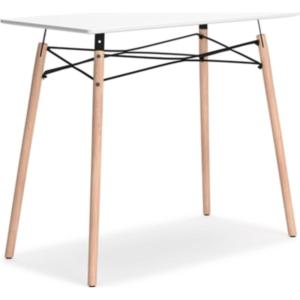 Signature Design by Ashley Jaspeni Industrial Home Office Desk, Black & Light Brown(White & Light Brown)