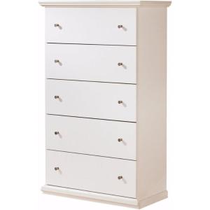 Signature Design by Ashley Maribel Children’s Traditional 5 Drawer Chest of Drawers, Black(Bostwick Shoals)