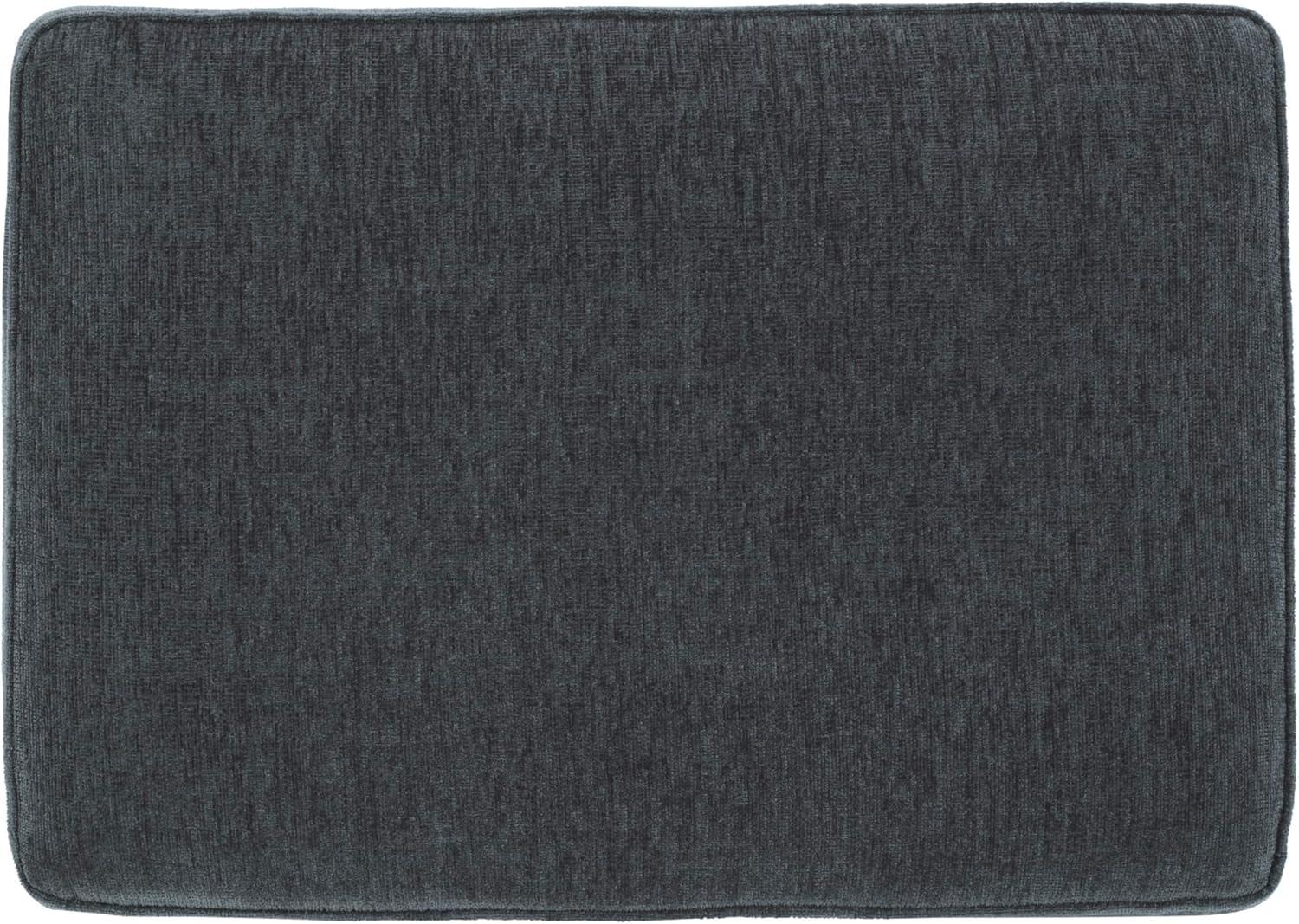 imageSignature Design by Ashley Abinger Contemporary Rectangle Ottoman Dark GrayGrey
