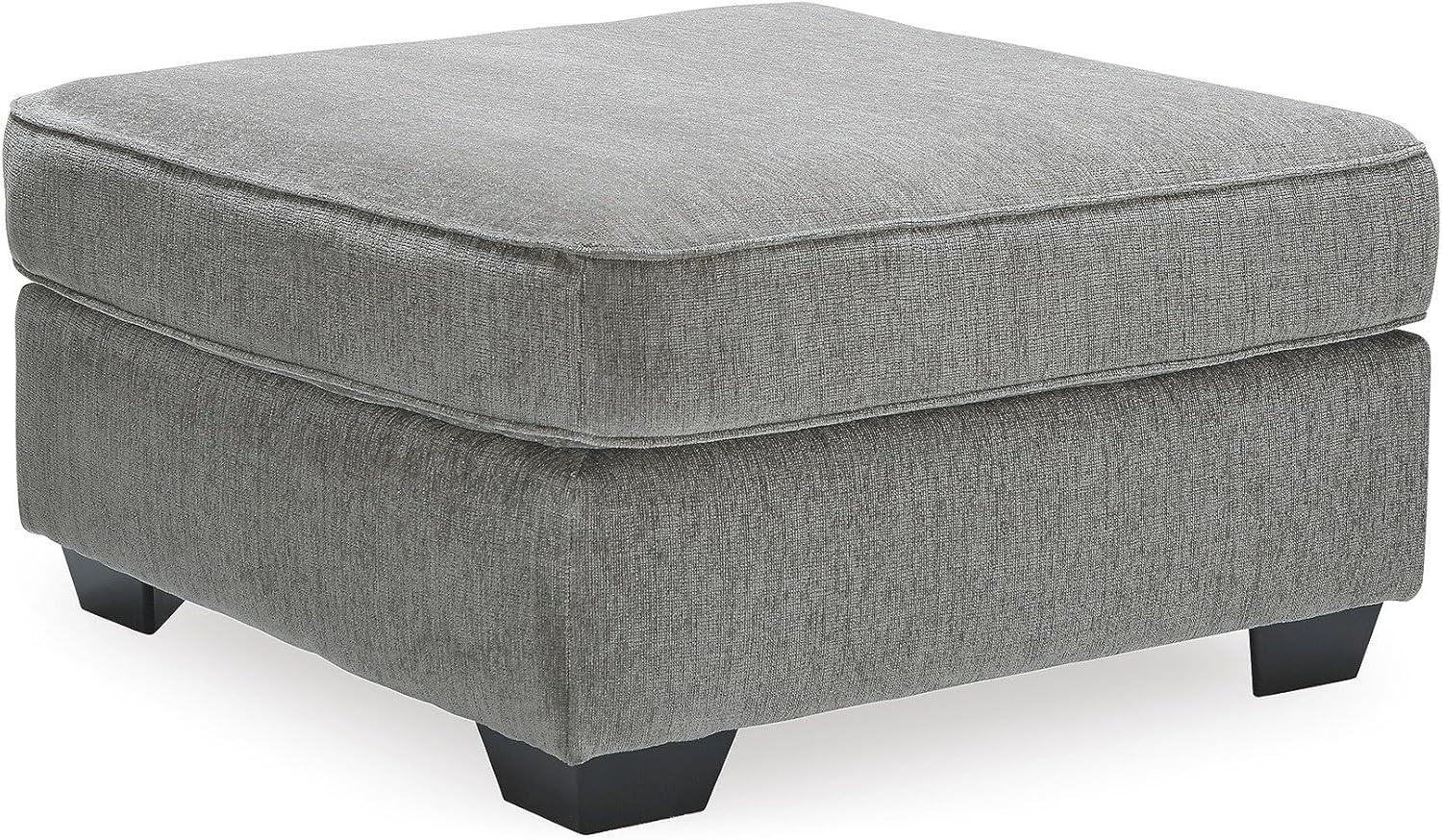 imageSignature Design by Ashley Altari Modern Rectangular Accent Ottoman Light GrayLight Gray