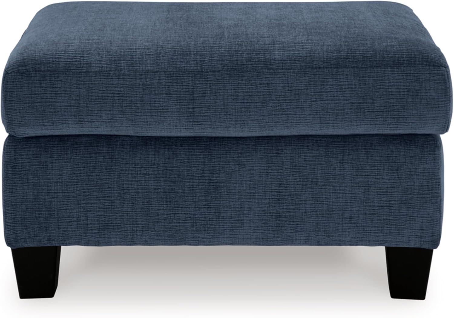 imageSignature Design by Ashley Amity Bay Modern Upholstered Rectangular Ottoman Light BrownBlue