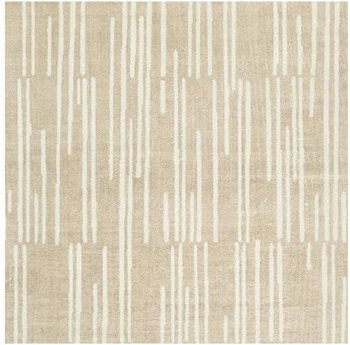 imageSignature Design by Ashley Ardenville Modern Indoor Washable Striped 5 x 7 Rug with Non Slip Backing Light Brown ampamp White