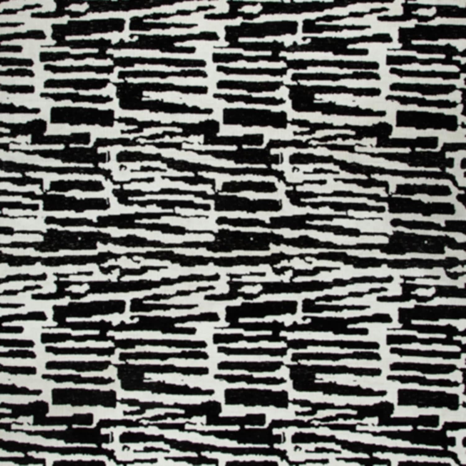 imageSignature Design by Ashley Bramshaw Contemporary Indoor Abstract 8 x 10 Large Rug Black ampamp White103 x 142 Rectangular