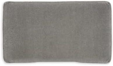 imageSignature Design by Ashley Brebryan Contemporary Ottoman Light Gray ampamp CreamGray Black