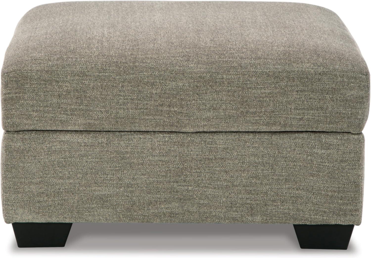 imageSignature Design by Ashley Creswell Modern Square Storage Ottoman Gray