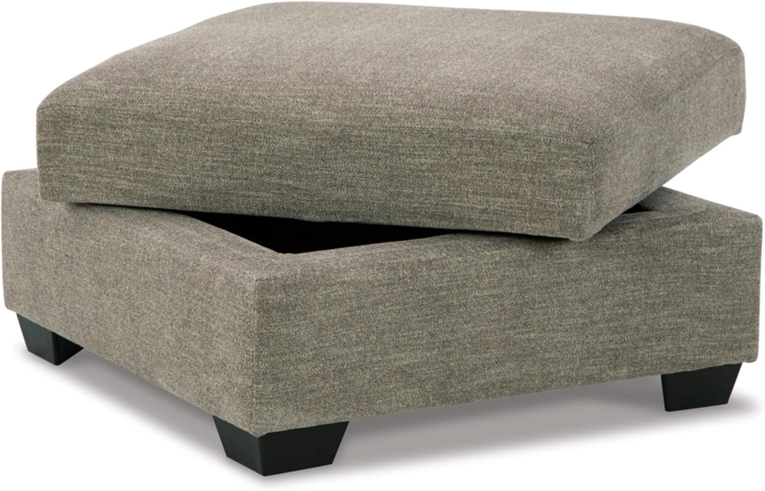 imageSignature Design by Ashley Creswell Modern Square Storage Ottoman Gray