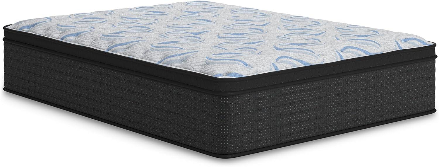 imageSignature Design by Ashley Elite Springs Plush 14 Inch Memory Foam Hybrid Mattress with Edge Support for Pressure Relief Queen Fiberglass Free Mattress in A BoxKing