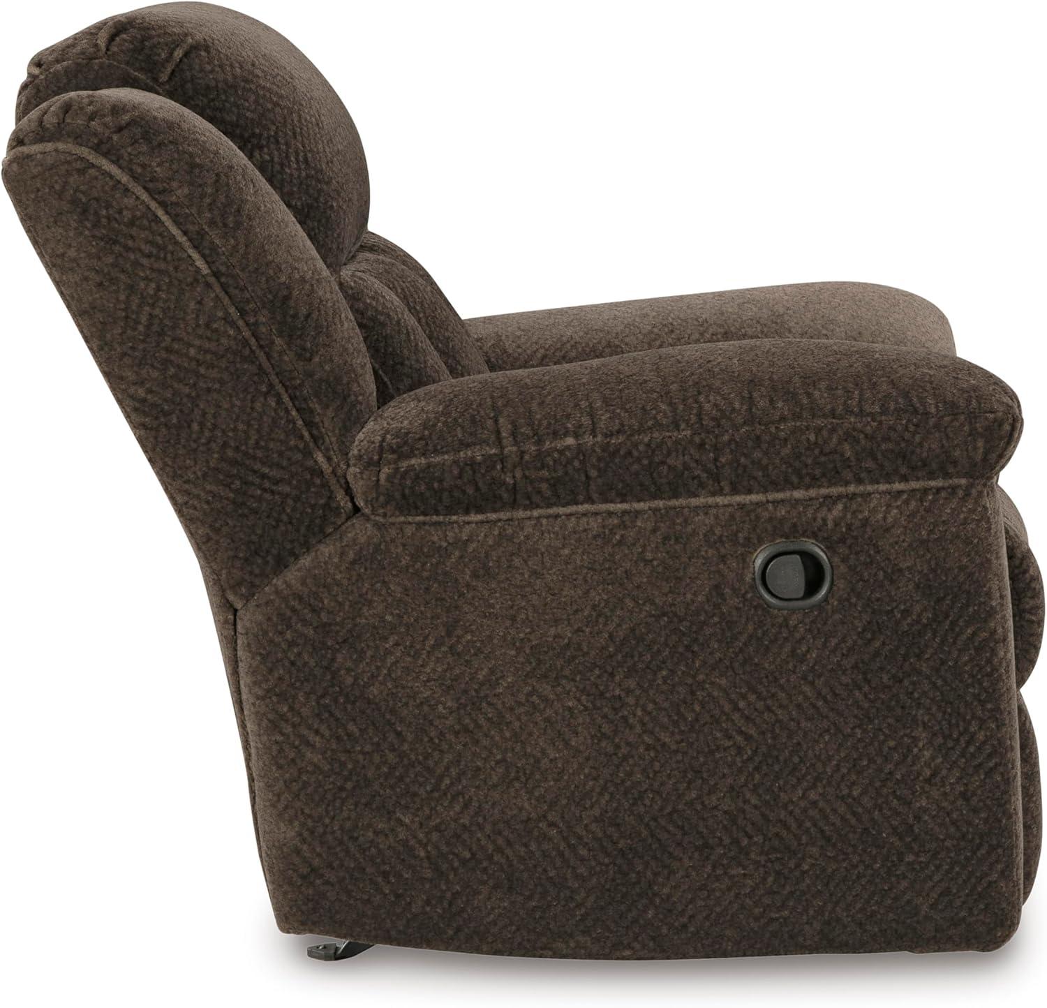 imageSignature Design by Ashley Frohn Urban Manual Rocker Recliner with PillowTop Arms Dark BrownDark Brown