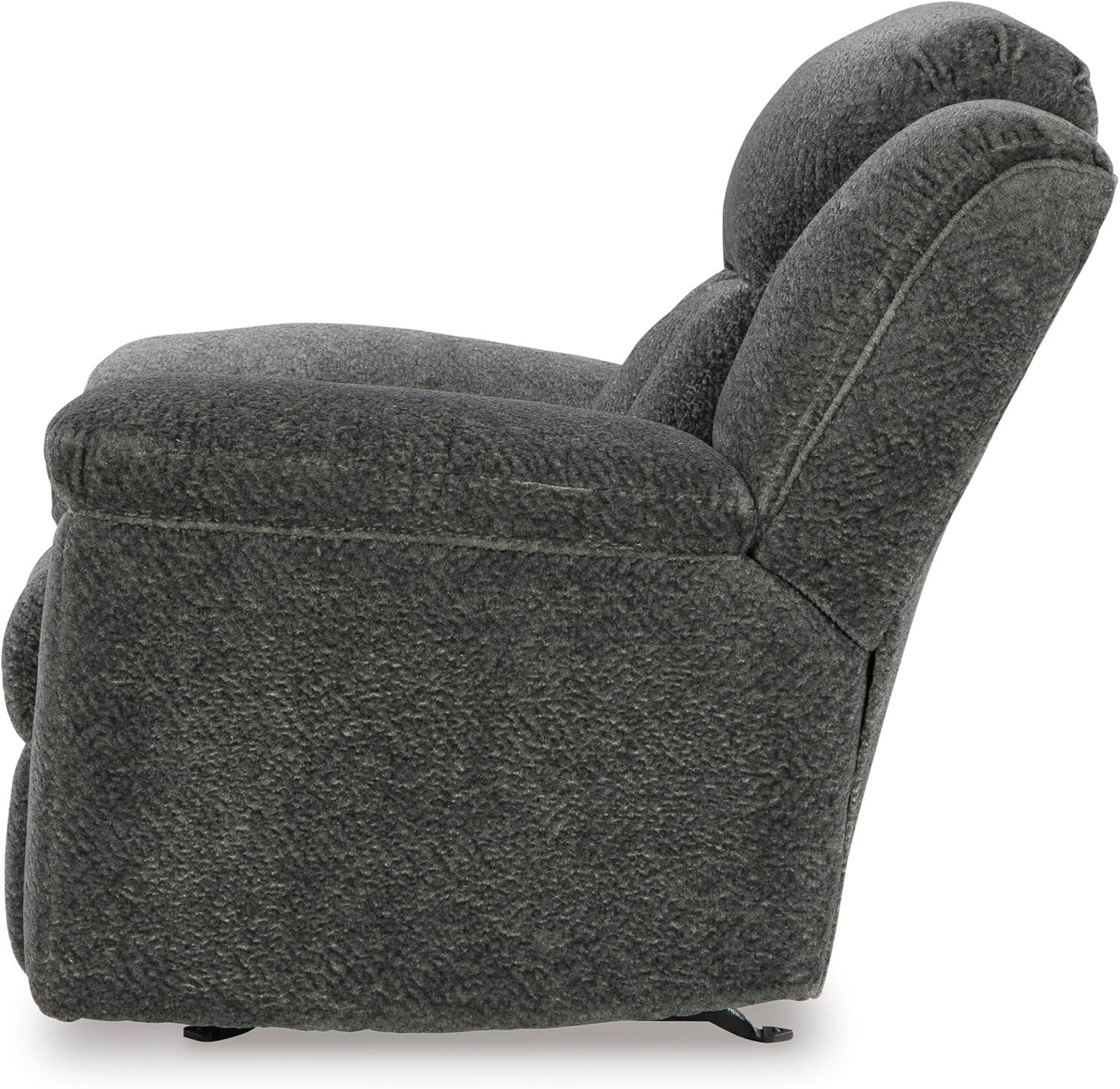 imageSignature Design by Ashley Frohn Urban Manual Rocker Recliner with PillowTop Arms Dark BrownGrey