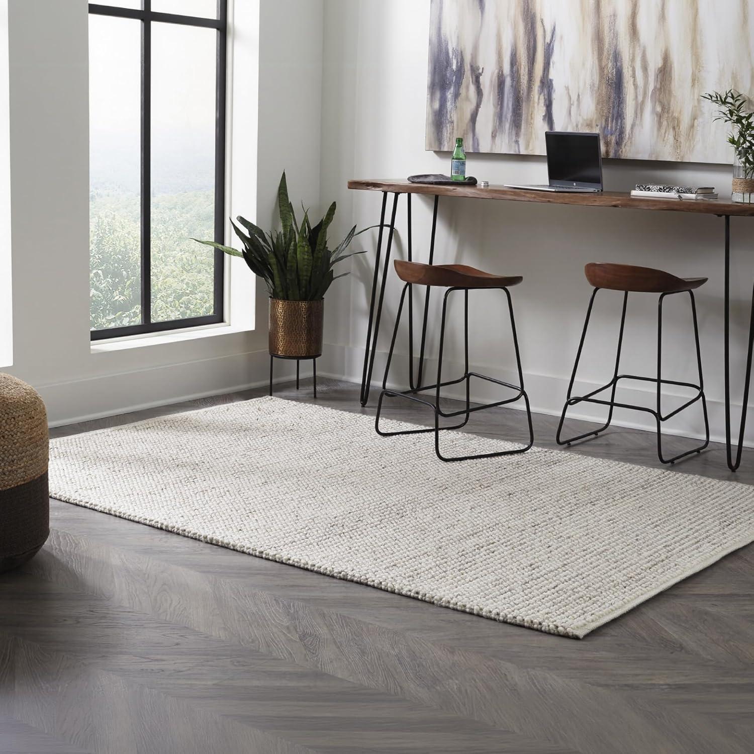 imageSignature Design by Ashley Jossick Neutral Low Pile 78 x 10 Area Rug Beige ampamp Gray78 x 10 Rectangular