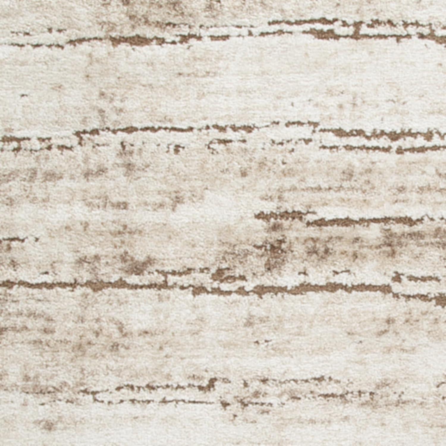 imageSignature Design by Ashley Kasney Casual Indoor Abstract 8 x 10 Rug Beige ampamp Light Brown54 x 72 Rectangular