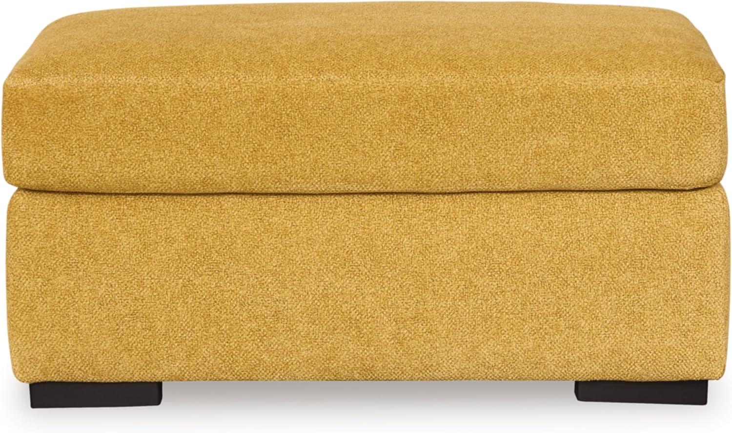 imageSignature Design by Ashley Keerwick Modern Ottoman for Living Room YellowYellow