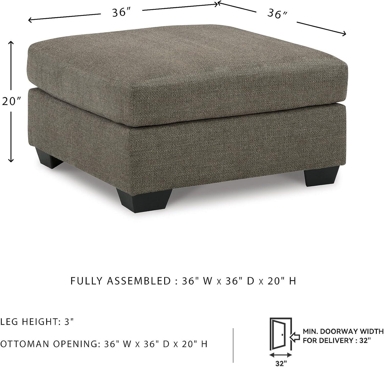 imageSignature Design by Ashley Mahoney Casual LShaped Tufted 2Piece Sectional with Chaise Loose Seat Cushions and 2 Accent Pillows BeigeBrown