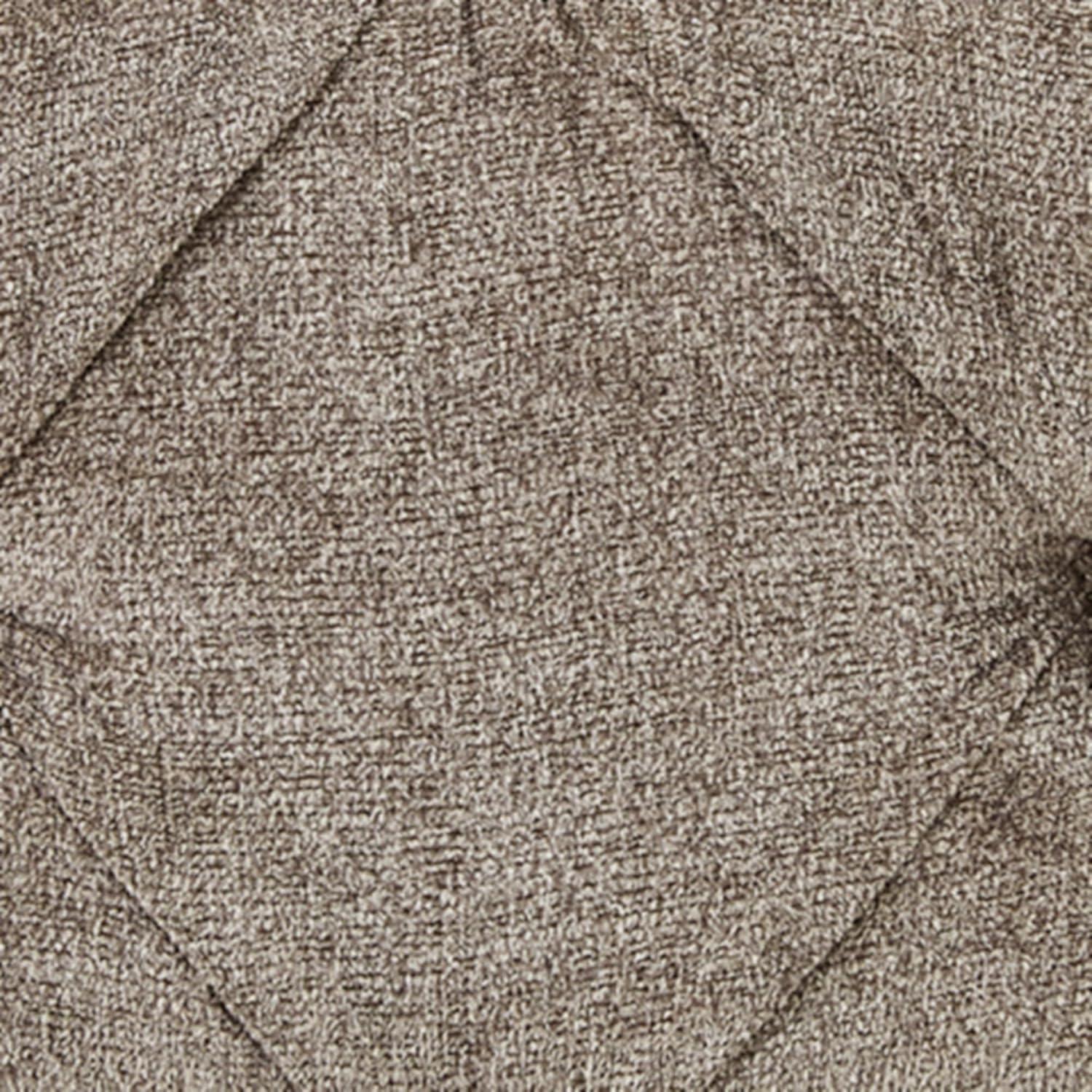 imageSignature Design by Ashley Maylee Traditional Tufted Queen Upholstered Panel Bed Foundation or Box Spring Needed Dark Brown ampamp BeigeDark Brown